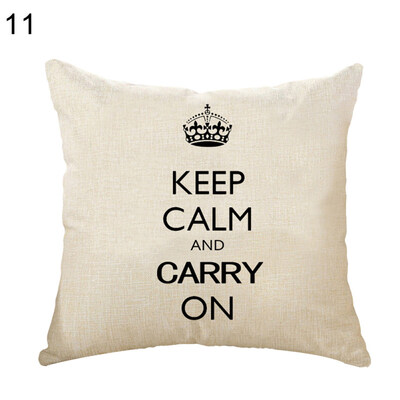 

Love Dream Hug Peace Pillow Cover Cushion Case Home Car Sofa Bedroom Hotel Decor