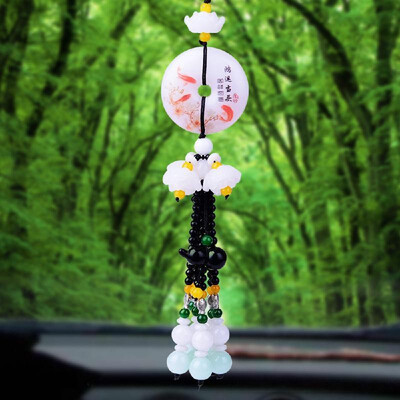 

New safety buckle vehicle pendant vehicle rearview mirror obsidian gourd hanging vehicle interior decoration ornaments