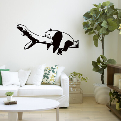 

Gobestart Panda Wall Sticker Removable Mural Decals Art Living Room Decors