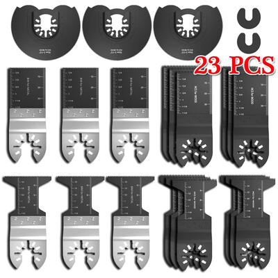 

1023PCS Mix Oscillating Saw Blades Multimaster Blade High Carbon Steel Saw Cut Blades Multi-tool Wood Cutting Tools Kit