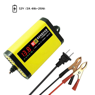 

Car Motorcycle Charger 12V 2A Full Automatic 3 Stages Lead Acid AGM GEL Intelligent LCD Display