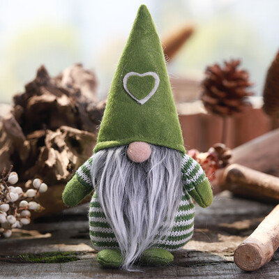

Siaonvr Christmas Decoration Striped Hat Tied Beard Hanging Legs No Face dolAQ