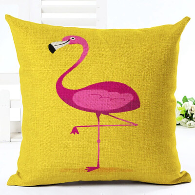 

1Pc Flamingo Pillow Case Cover Sofa Cushion Pillow Cushion Pillowcase For Home Decoration