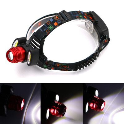 

Outdoor T6 2COB LED Headlamp Headlight Flashlight Head Light Lamp Durable
