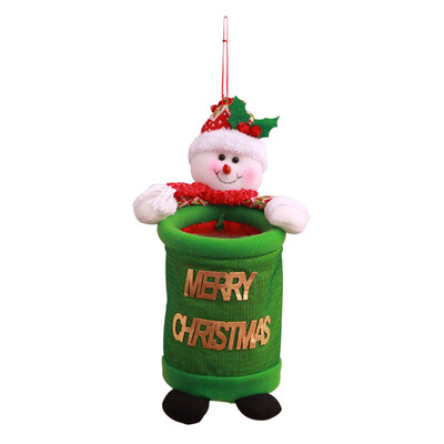 

Christmas Storage Bag Waste Bin Children\s Gifts Santa Claus Supplies Waste Bin