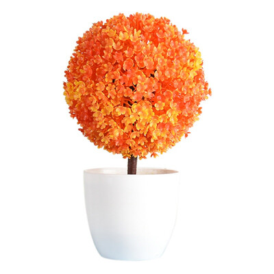 

Artificial Flowers Pine Cherry Blossom Ball Potted Artificial Home Decor Festival Fake Flowers Wedding Decorative