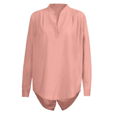 

Womens new fashion V-neck ladies shirt 2019 spring&summer long-sleeved womens casual loose long sleeves