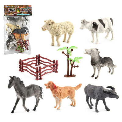 

YIWULAEducational Simulated Animal World Model Kids Children Christmas Doll Toy Gift