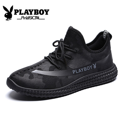 

Playboy PLAYBOY Mens Korean version of the fashion simple wild sports shoes CX39361 black 40