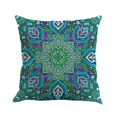 

〖Follure〗Geometry Painting Linen Cushion Cover Throw Pillow Case Sofa Home Decor A