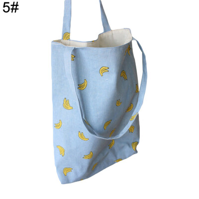 

Women Handmade Casual Cotton Linen Tree Stripe Large Capacity Tote Shoulder Bag