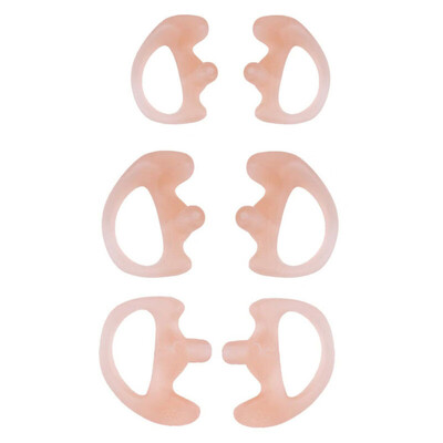 

3 Pair Soft Durable 2-Way Radio Ear Mold Replacing Earpiece Insert For Acoustic Coil Tube