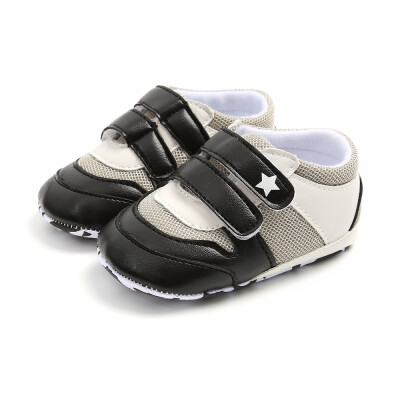 

Autumn 0-18M Baby Boys Walking Shoes Breathable Anti-Slip Shoes Sneakers Toddler Soft Soled Patchwork Color infant Sneakers