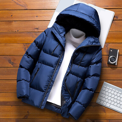 

Gobestart Mens Autumn Winter Casual Solid Hoodie Jacket Coat