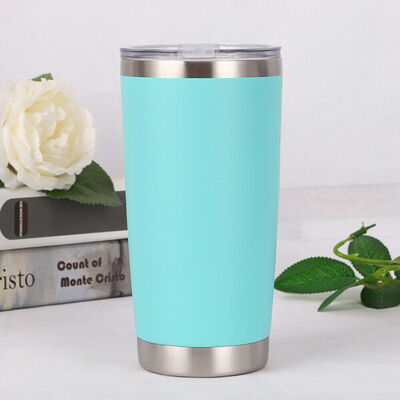 

Stainless Steel Double Wall Insulated Thermal Travel Coffee Mug Cup 20oz600ml