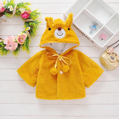 

New Baby Toddler Girls Clothes Winter Warm Infant Fur Coat Princess Outerwear Cloak Jacket Kids Cute Coat Clothes