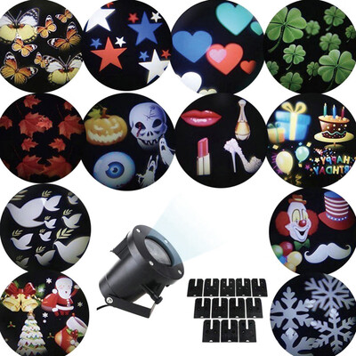 

〖Follure〗LED Projector Light 12 Pattern Landscape Lamp Projection For Halloween
