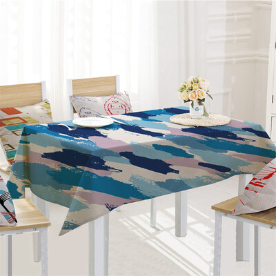 

Toponeto Creative Table Cloth Linen Tablecloth For Kitchen Decorative Dining Table Cover
