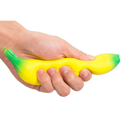 

YIWULASlow Rising Squishy Banana Wrist Hand Pad Rest Kids Toy Charm Home Decoration