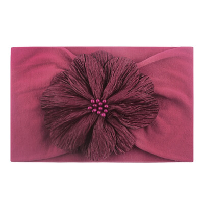

Infant Headbands Floral Cotton Turbante Headband For Girls Elastic Newborn Baby Girl Headbands Baby Hair Accessories