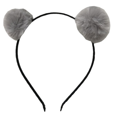 

Sweet Girls Beautiful Hairband Headpieces Rabbit Eears Plush Ball Hair Head Hoop Kids Hair Accessories Baby Tiara for Children