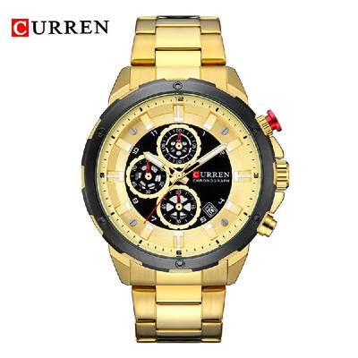 

Curren Men Watch Business Multifuntional Waterproof Watches Quartz Watch