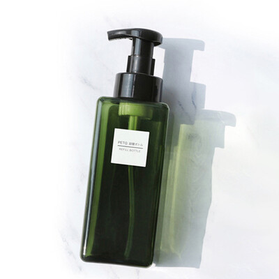 

250ml Empty Liquid Soap Dispenser Lotion Pump Bottle Bathroom Travel Portable