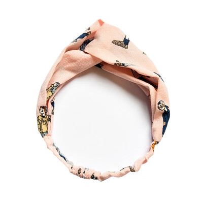 

Infant Baby Girl Elastic Headband headdress Chiffon Yoga Sports Headband Hair Band Fashion Twisted Knotted Headband