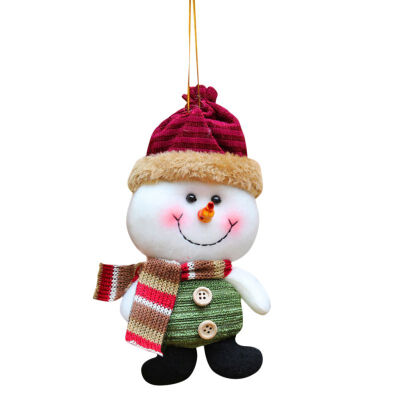 

Decorative Hanging Doll Cartoon Pendant With Legs Xmas Tree Ornament Santa Snowman Elk