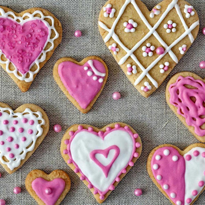 

5Pcs Set Stainless Steel Heart Shaped Cookie Cutters ValentineS Day Biscuit Cooking Mold Novelty