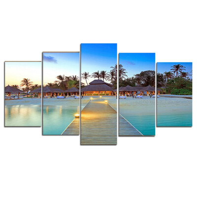 

Household Decorative Wide Landscape Wall Art Painting Modern Frameless Canvas Painting Print Home Room Art Wall Decoration