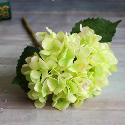 

Simulation of a single French Hydrangea Single Cloth Plants Artificial Flower for wedding