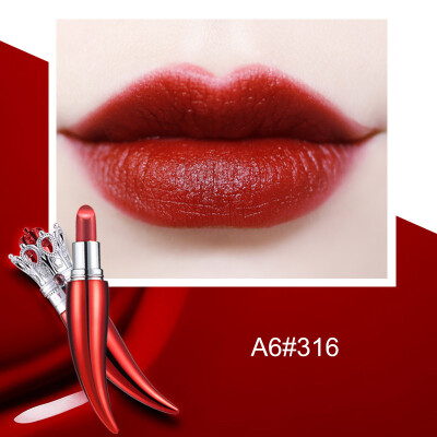 

Crown Small Pepper Lipstick Long Lasting Waterproof Non-stick Cup Matte Lipstick Cosemtic