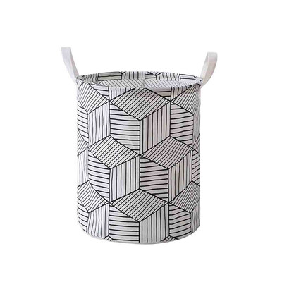 

Toponeto Laundry Hamper Clothes Basket Cotton Waterproof Washing Bag Foldable Storage