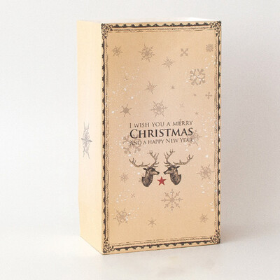

New Kraft Paper Bag Merry Christmas Gift Bags Party Favour Wedding Packaging Gift Bags Wrapping Supplies 159X97X27Cm