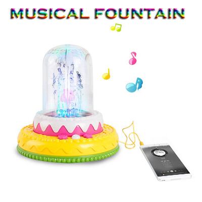 

YIWULAElectric Musical Cake Flashing LED Light Be Riotous With Colour Fountain Toy