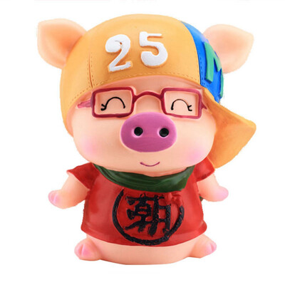 

181822 CmHome Fashion Cartoon Cute Pig Piggy Bank Silicone Piggy Bank Home Decoration Child Gifts