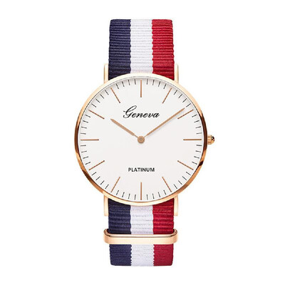 

Geneva Canvas Band Watch Men Women Fashion Sport Casual Wrist Watch Unique Business Quartz Watches