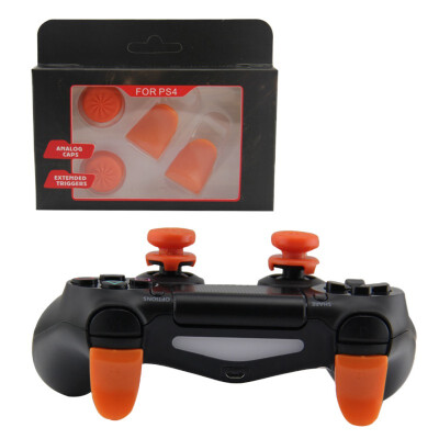 

1 set Analog Cap Extended Triggers Thumbstick Grips Enhanced Thumbstick Caps L2 R2 Trigger Extended Button for Playstation PS4