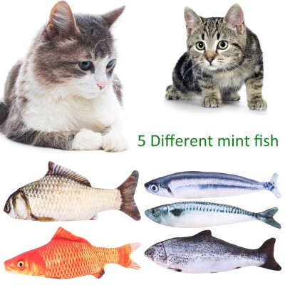 

5PCS 403020CM Fish Shape Pet Cat Toy Cat Favorite Catnip Fish