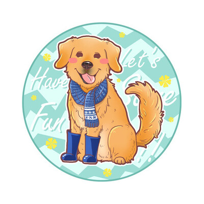 

Gobestart Pet Mat Printed Soft Fabric Round Floor Mat Carpet Room Area Bedroom Rug