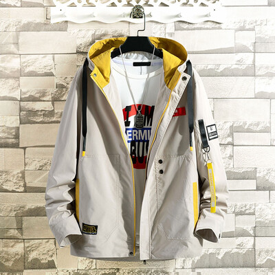

Toponeto Mens Autumn Winter Long Sleeve Hooded Outwear Tops Blouse Loose Jacket