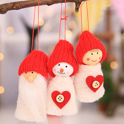 

Toy Ski Girl Home decor Hanging Christmas Ornament Xmas Tree Pendant Snowman