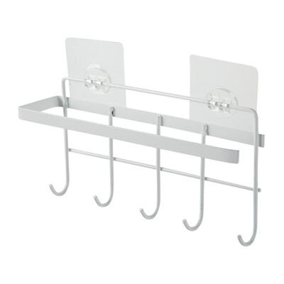 

Household Wall Mounted Towel Bar Tissue Shelf Bathroom Organizer Hardware Kitchen Cabinet Towel Rack For Kitchen Products