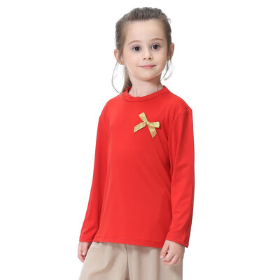 

Muslim Girls T-shirt Long Sleeve Clothes For Girls Fashion Loose Tops Spring Girls Long Sleeve T-shirt