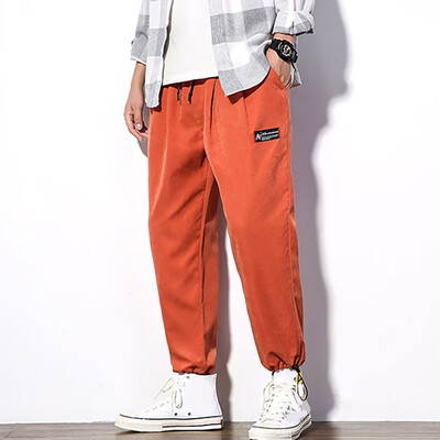 

Gobestart Men Summer Fashion Solid Color Casual Pants Fitness Trousers Long Pants