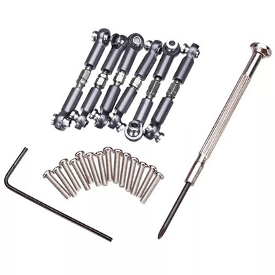 

Siaonvr For WLtoys Upgrade Metal Adjustable Rods A959B A969 A979 K929 RC Car Parts