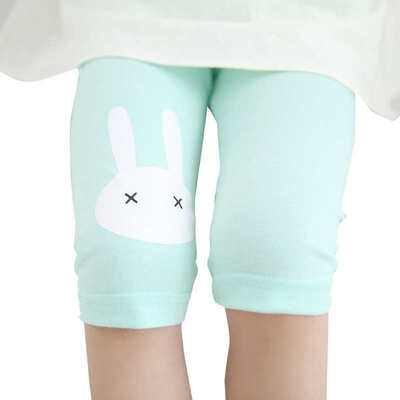 

Baby Girls Lovely Rabbit Print Calf-Length Pants Cotton Stretch Summer Leggings
