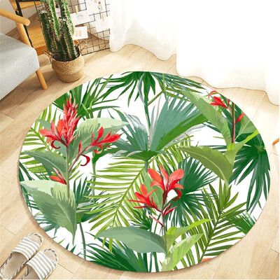 

Gobestart Botany Elements Blanket Round Bathroom carpet 55cm