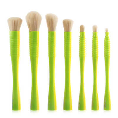 

7Pcsset Cosmetic Beauty Makeup Brushes Tool Kits Power Foundation Blush Eyeshadow Contour Blending Make Up Brush